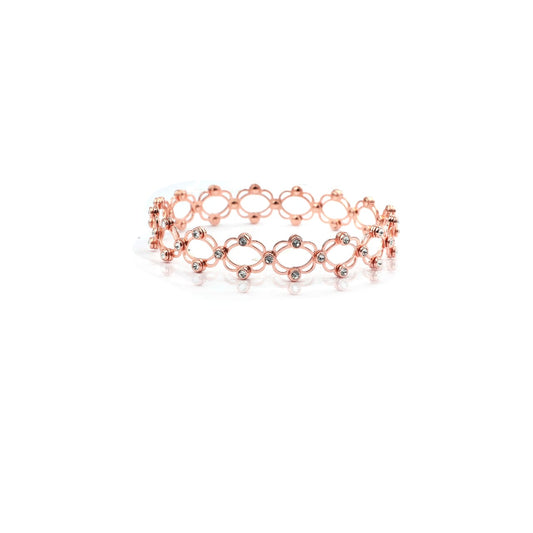 Rose gold bracelet ring